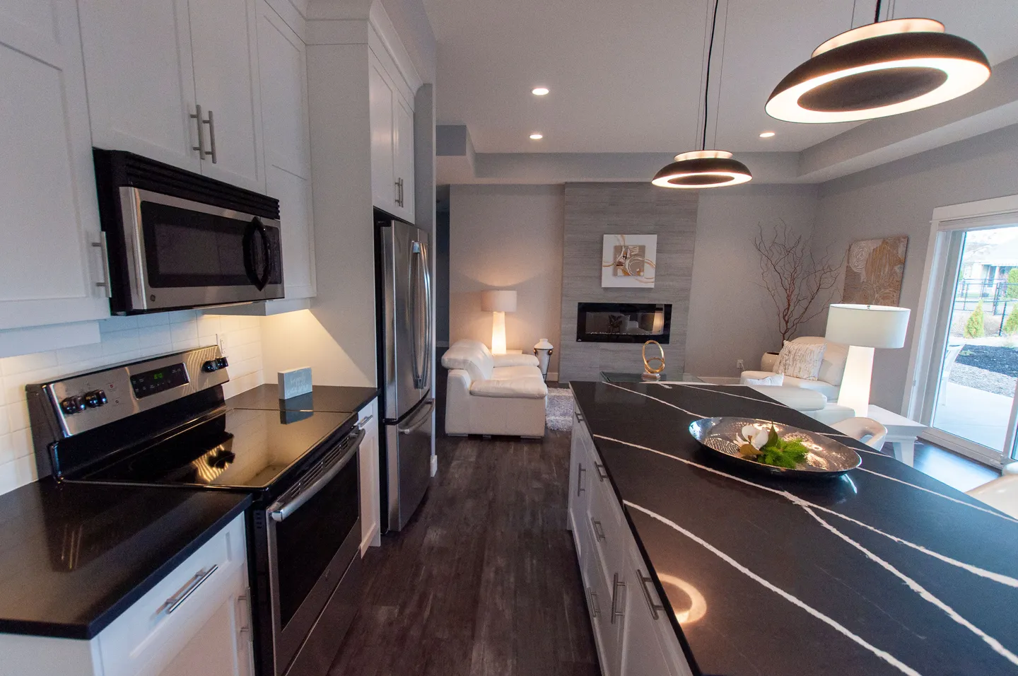 Landscaped yard of Desert Cove Show Home